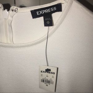 EXPRESS white dress. XS.